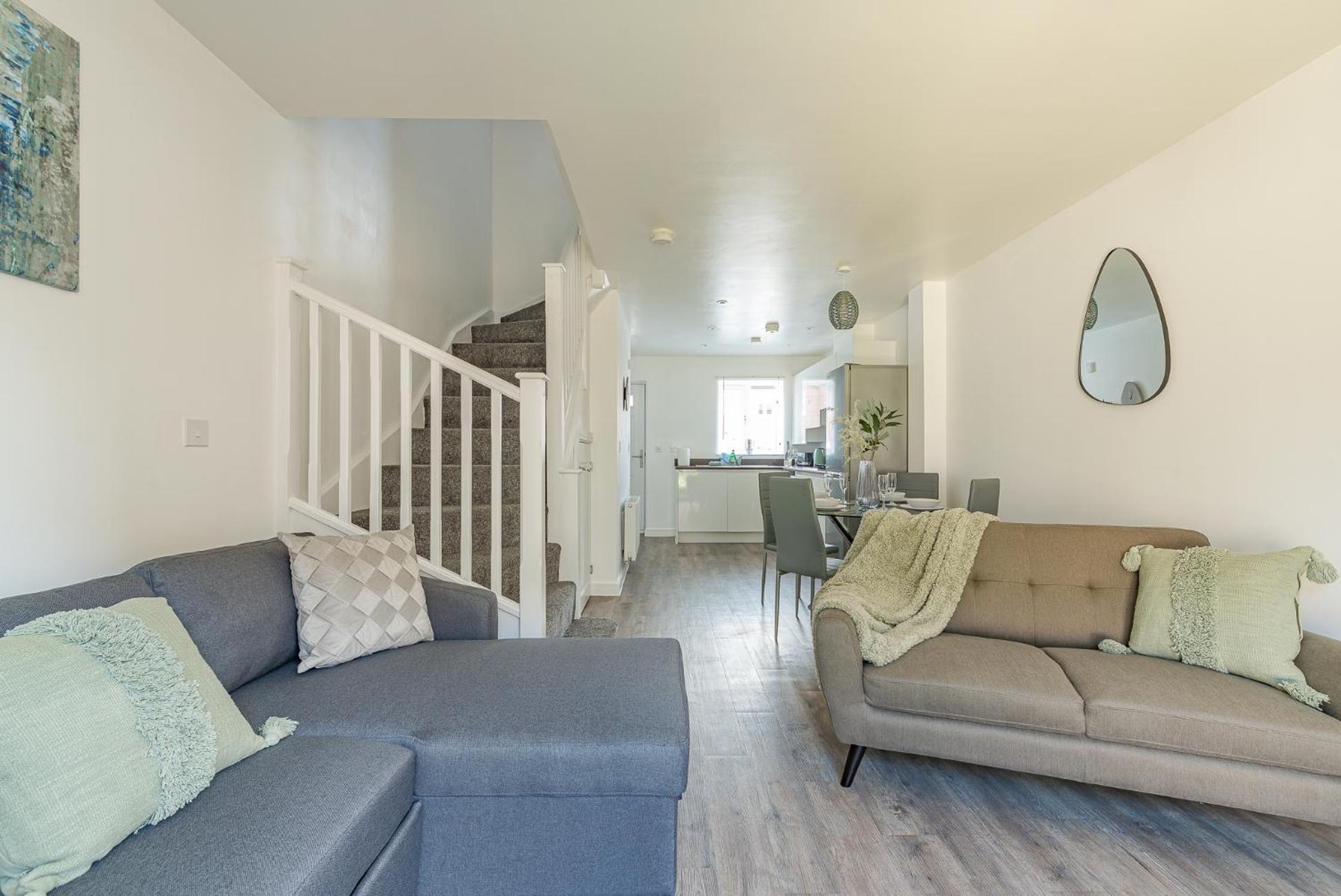 Beautiful New House In Derby For Up To 5 Guests, Suitable For Families Contractors Nhs Staff Etc ภายนอก รูปภาพ